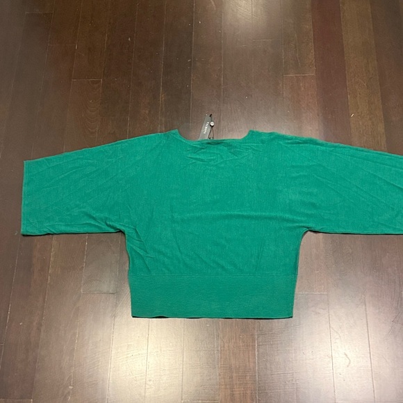Talbots Kelly Green Sweater. Flattering cut and sleeve length. - Picture 7 of 11